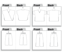 Butterick B4816 Damen Tunika und Hose Schnittmuster OFP