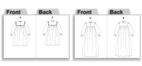Butterick B4903 Nachtkleidchen Schnittmuster OFP