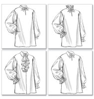 Butterick B5008 Damen, Herren Shirt Schnittmuster OFP