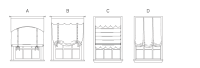 Butterick B5159 Fenster-Schmuck Schnittmuster OFP
