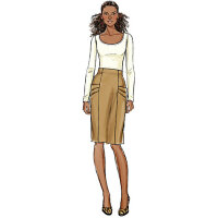 Butterick B5249 Rock und Gürtel Schnittmuster OFP