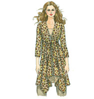 Butterick B5251 Strickjacke und Gürtel Schnittmuster OFP