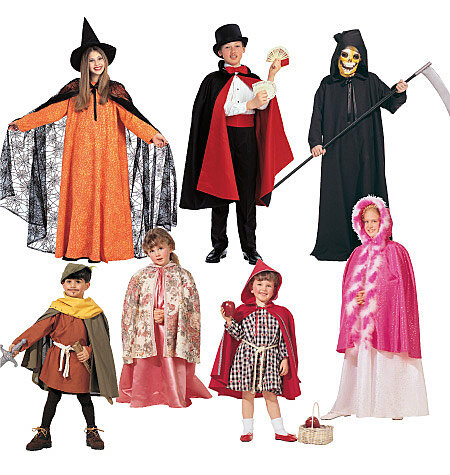 McCall M2854 OFP Kinder, Jungen und Mädchen Cape and Tunika Kost OFP