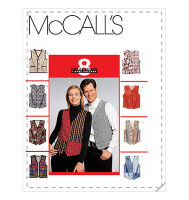 McCall M8285 OFP Mens  Westen 8285 Schnittmuster OFP
