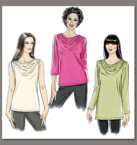 Vogue V8669 OFP Damen Top 8669 Schnittmuster OFP