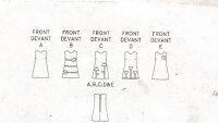 Butterick B3129.4 Mädchen Kleid Größe US 4-5-6 OFP