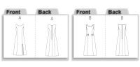 Butterick B4578 Kleid Schnittmuster OFP