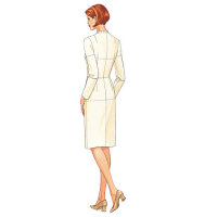 Butterick B5746 anliegender Mantel, Kleid Schnittmuste OFP