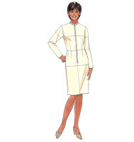 Butterick B6092 Damen eng anliegender Mantel, Kleid OFP