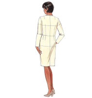 Butterick B6092 Damen eng anliegender Mantel, Kleid OFP