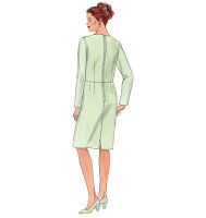 Butterick B6092 Damen eng anliegender Mantel, Kleid OFP