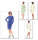 Butterick B6092 Damen eng anliegender Mantel, Kleid OFP