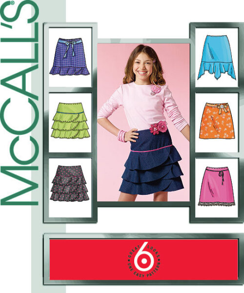 McCall M4914 OFP MädchenS Röcke 4914 Schnittmuster OFP