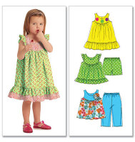 McCall M5835 OFP Baby Tops, Kleider, Shorts und Capri...