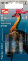 Crewelnadeln ST 9 0,60 x 35 mm silberfarbig