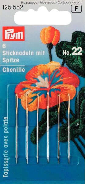 Sticknadeln mit Sp. ST 22 0,90 x 40 mm silberfarbig