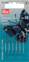 Sticknadeln ohne Sp. ST 26 0,60 x 34 mm silberfarbig