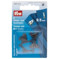 Hosen/Rockhaken und Stege MS 9,5 mm schwarz