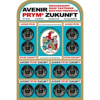 Annäh-Druckknöpfe MS 17 mm schwarz