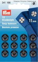 Annäh-Druckknöpfe MS 11 mm schwarz