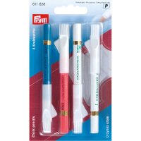 Kreidestifte + Bürste farbig sortiert
