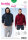 6718 Herrensweater, Hoody, Kragen mit, Burda