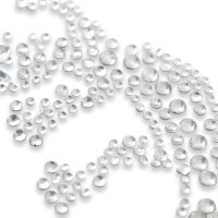 Strass-Transfer Echse silber