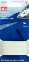 Saumvlies mit Trägerpapier zum Einbügeln 30 mm...