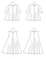 M7407 Damen Top Kleid, McCalls
