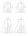 M7407 Damen Top Kleid, McCalls