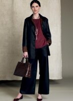V9217 Damen Top Hose Trägertop Jackett, Vogue