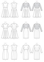 V9202 Damen Shirt Kleid, Vogue