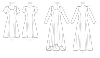 V9199 Damen Kleid, Schnittmuster von Vogue