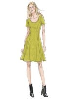 V9199 Damen Kleid, Schnittmuster von Vogue