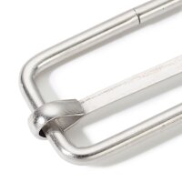 Leiterschnalle 40 mm silberfarbig