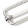 Leiterschnalle 40 mm silberfarbig