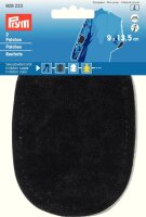 Patches Velourslederimitat 9 x 13,5 cm grau/blau/schwarz...