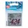Applikation Label NO. 424 grau / blau