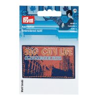 Applikation Label BIG CITY LIFE nougat / blau