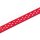 Satinband gepunktet 6 mm rot / weiß