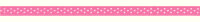 Satinband gepunktet 6 mm pink / weiß