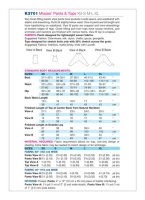 Damen Hose Trägertop Top, KwikSew K3701
