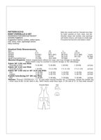 Kinder Overall Hut Latzhose, KwikSew K3145