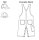 Kinder Overall Hut Latzhose, KwikSew K3145