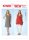Damen Hose Tunika Gürtel Kleid, KwikSew K4115