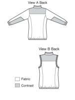 Damen Kragen Jackett Weste, KwikSew K3813