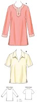 Damen Top Tunika Pullover, KwikSew K3601