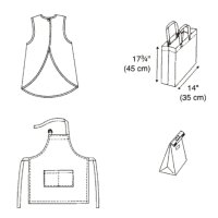 Shopping Schürzen Beutel Tasche, KwikSew K2191