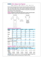 Mädchen Schlafanzug, KwikSew K3831