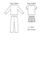 Mädchen Schlafanzug, KwikSew K3831